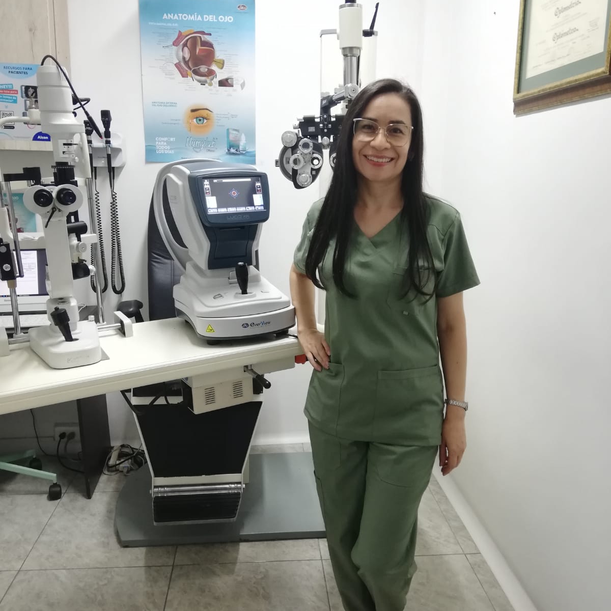 Lili Rojas, optometrist and Board Member of Spanish America